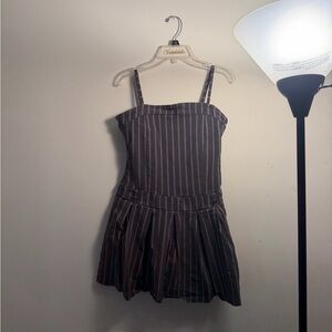 Striped Sleeveless Dress (has shorts)